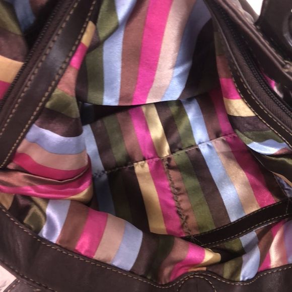 TIGNANELLO leather shoulder purse chocolate brown - Picture 6 of 13